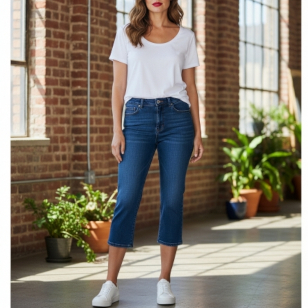 St.John's Bay Classic Blue Capri Jeans